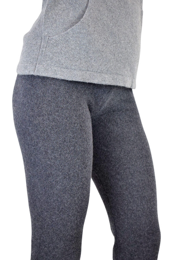 Pantalone donna in puro Cashmere - Antracite