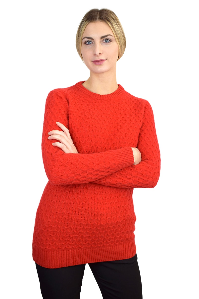 maglia-rombi-donna-rosso
