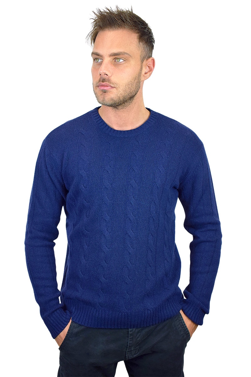 maglione-trecce-coste-blu