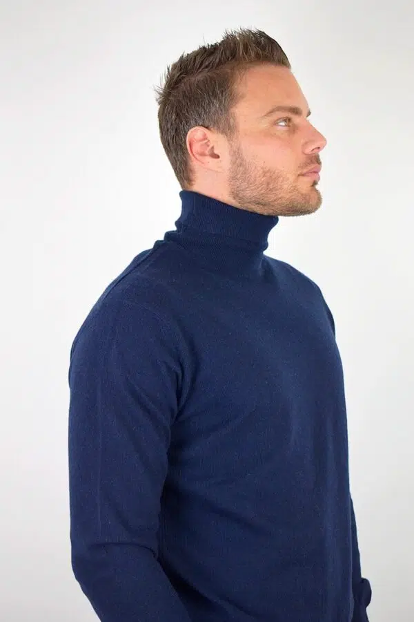 Dolcevita Puro Cashmere Uomo Collezione 25/26 Blu Notte