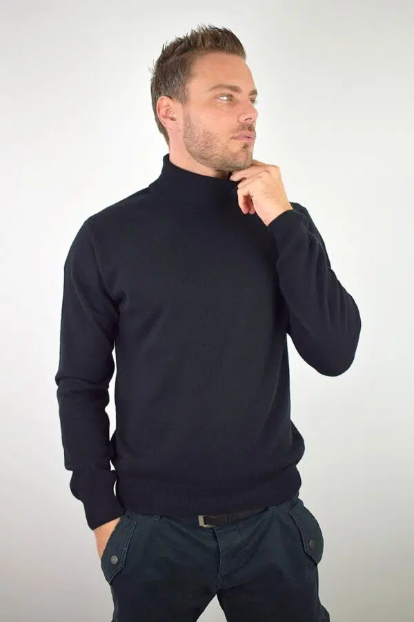 Dolcevita Puro Cashmere Uomo Collezione 25/26 Nero