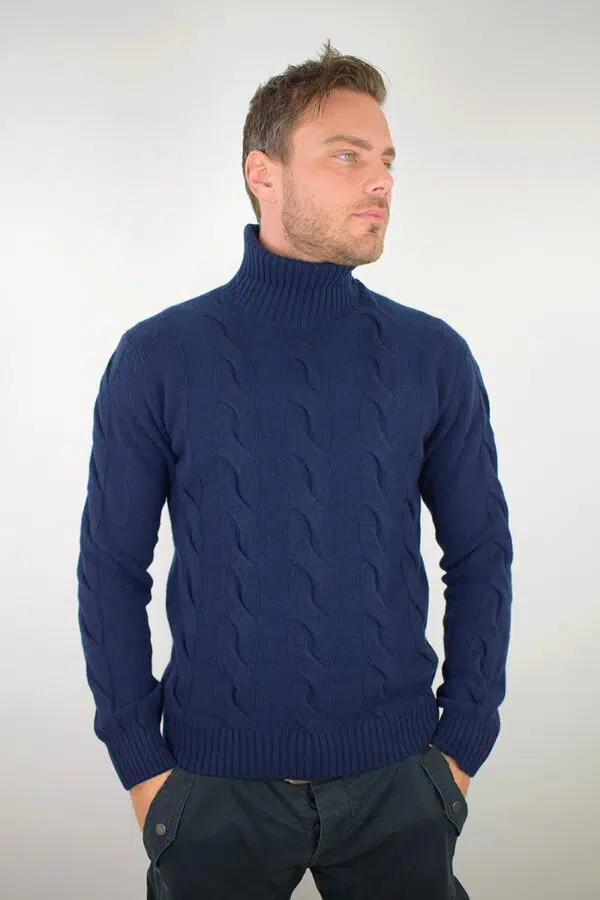 Dolcevita Puro Cashmere Uomo Collezione 25/26 Blu