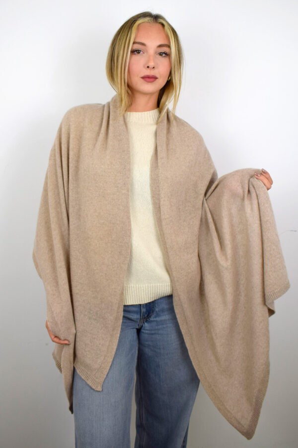 Pure Cashmere Beige Stole