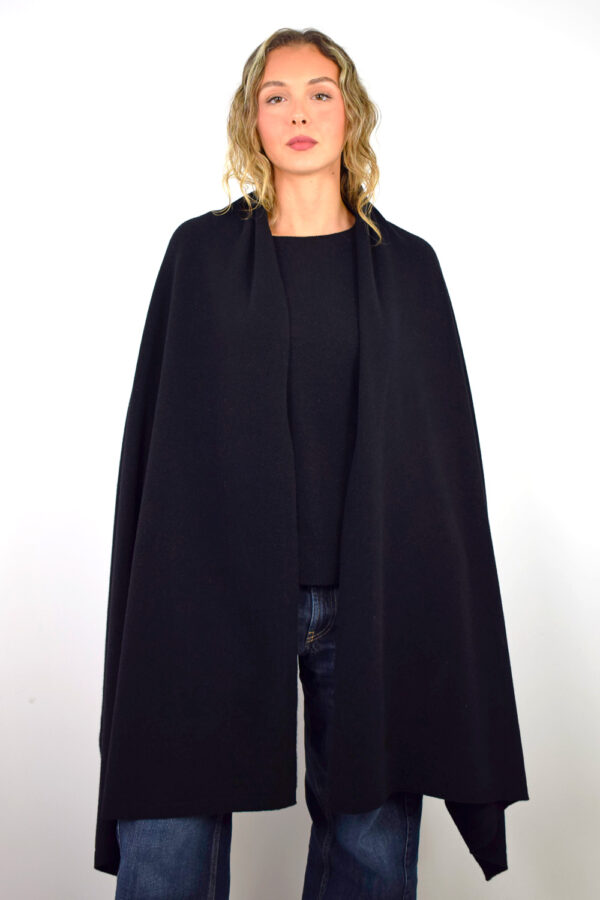 Mantella Puro Cashmere Collezione 25/26 Nero