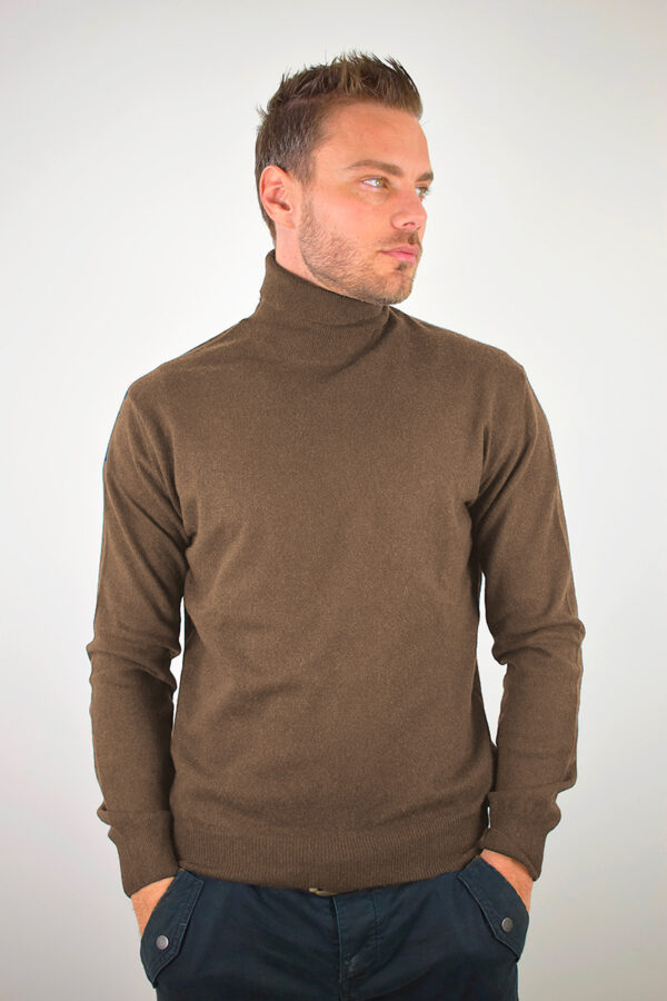 Dolcevita Puro Cashmere Uomo Collezione 25/26 Nocciola