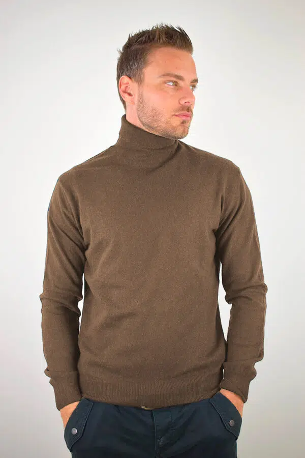 Dolcevita Puro Cashmere Uomo Collezione 25/26 Nocciola