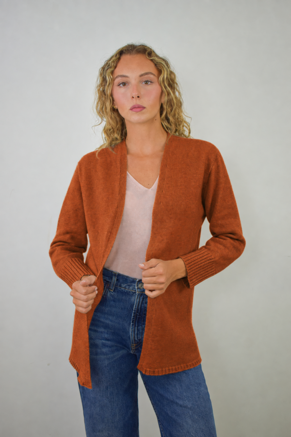 Cardigan Donna Collezione 2027 Zenzero