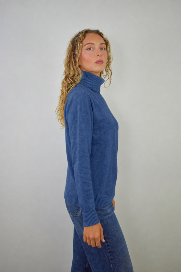 Collo Alto Over Donna Collezione 2027 Indaco